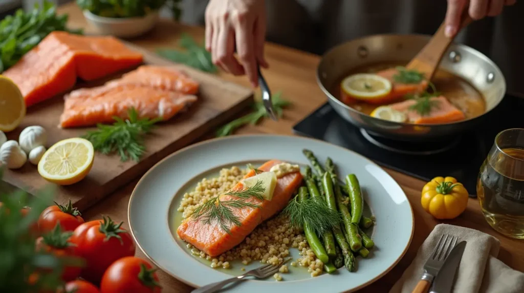 Prepare Ahead Fish Dinners ingredients
