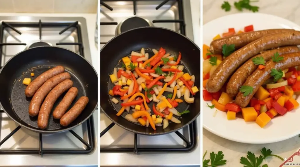 aaron's meats hot italian turkey sausage recipe step by step