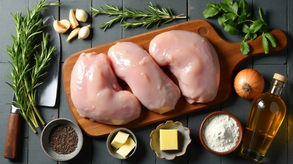braised chicken breast ingredients