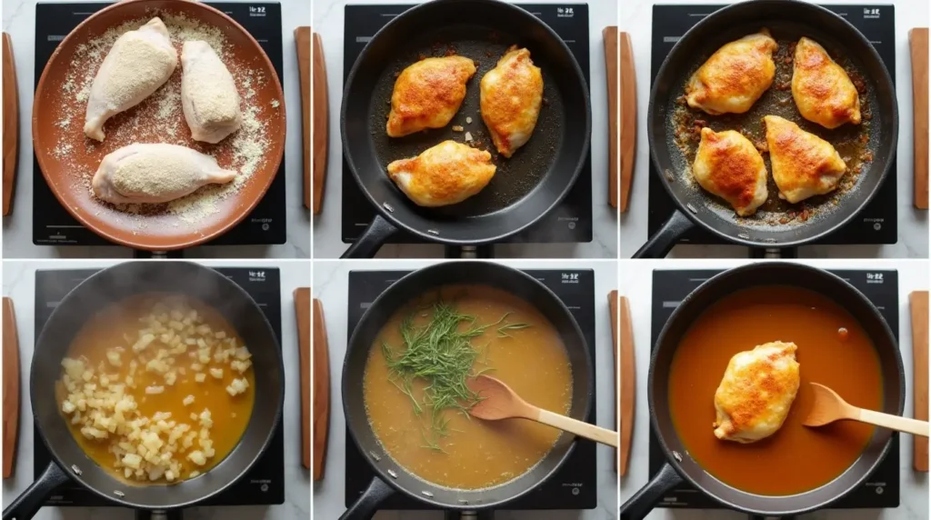 braised chicken breast step by step