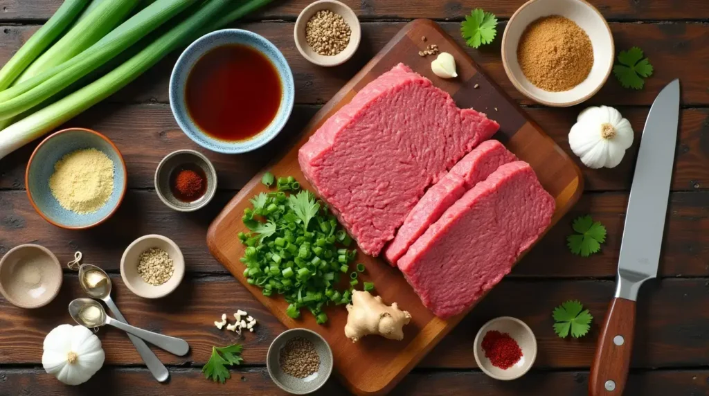 small red beans and ground beef recipe ingredients