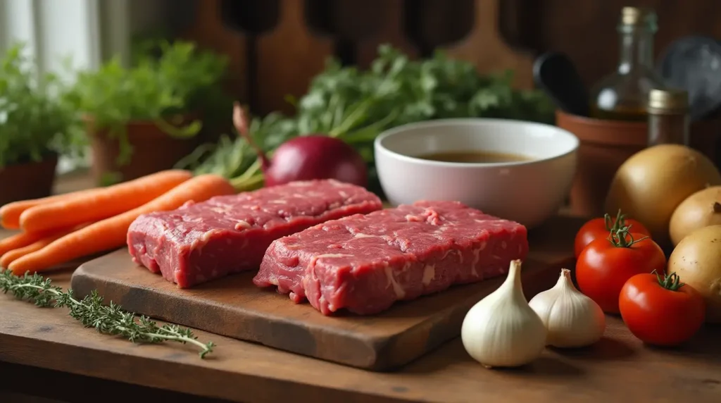 chop meat crock pot recipes ingredients