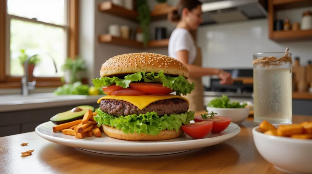 lean hamburger meat nutrition - serving