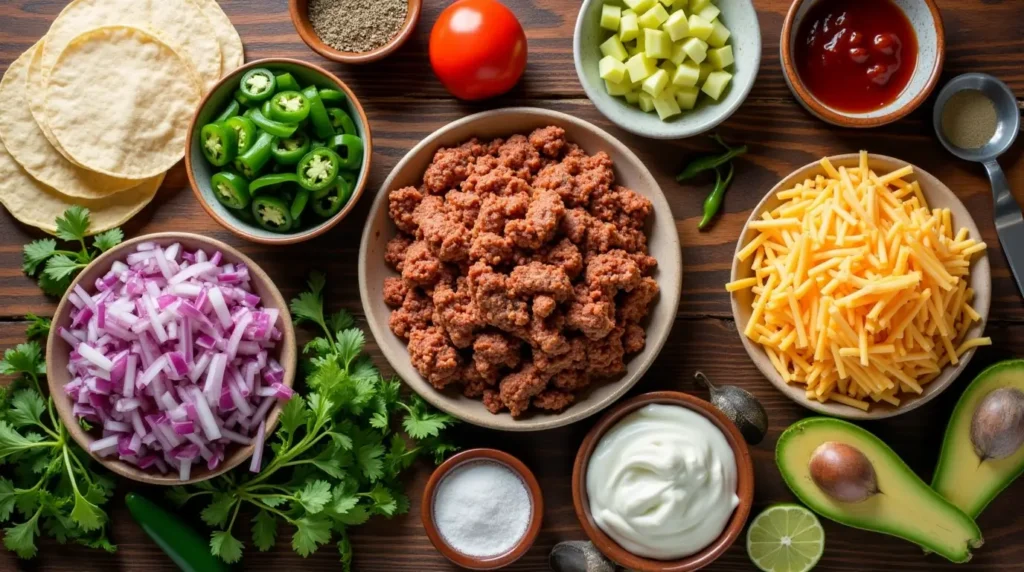 leftover taco meat recipes ingredients