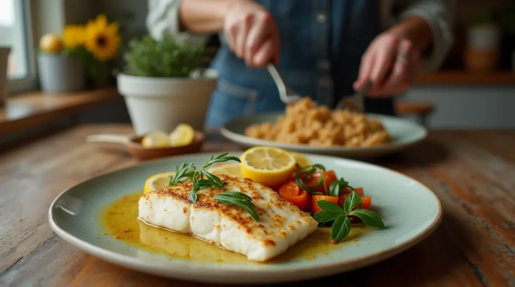 ling cod recipe serving