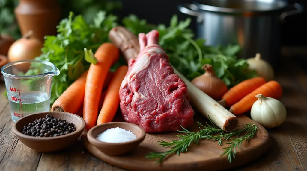 meat stock recipe ingredients