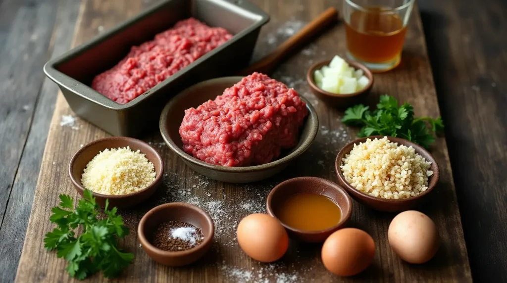 meatloaf recipe without ketchup ingredients