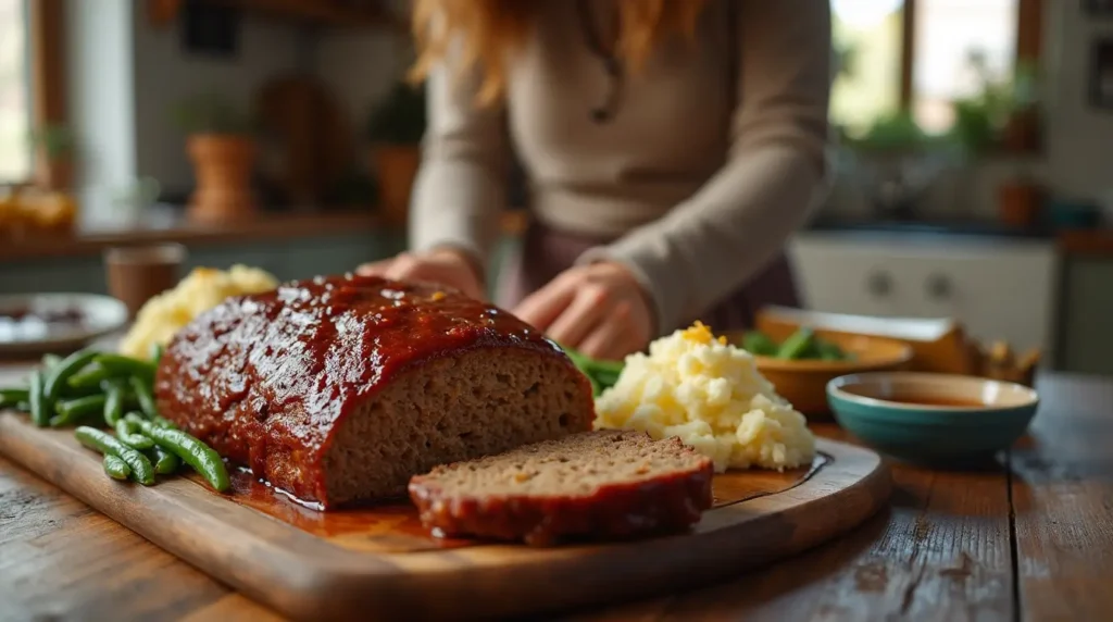 meatloaf recipe without ketchup serving