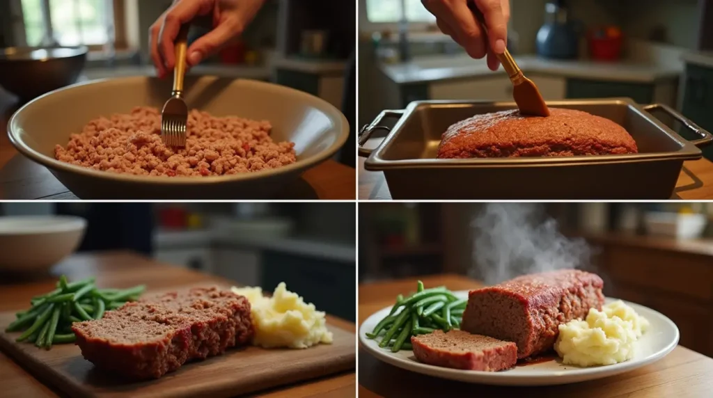 meatloaf recipe without ketchup step by step instructions