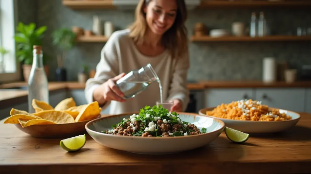 mexican ground beef with spinach recipes serving