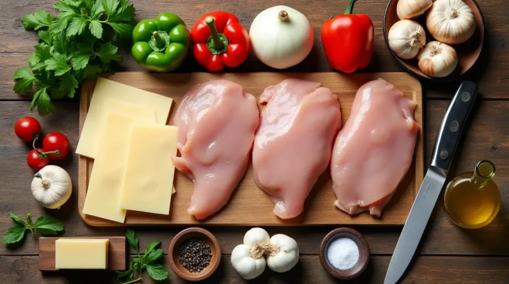 philly cheese chicken ingredients