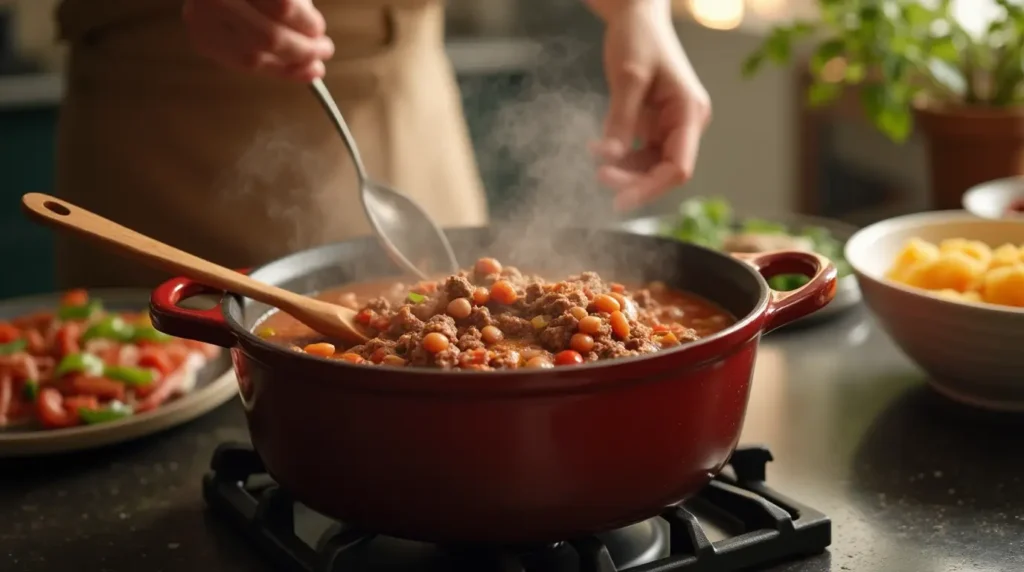 small red beans and ground beef recipe step by step