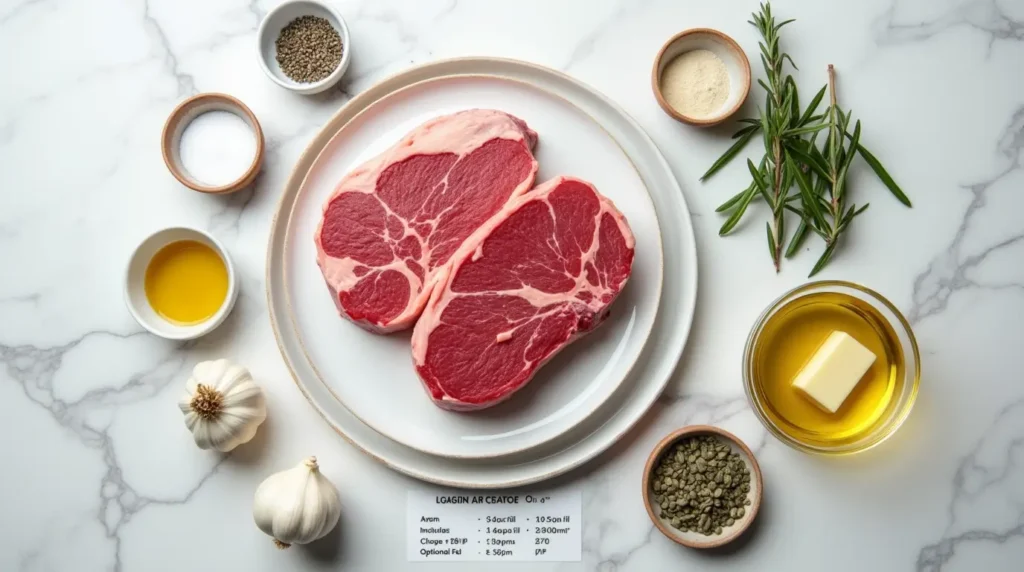 Beef Chuck Eye Steak Recipe ingredients