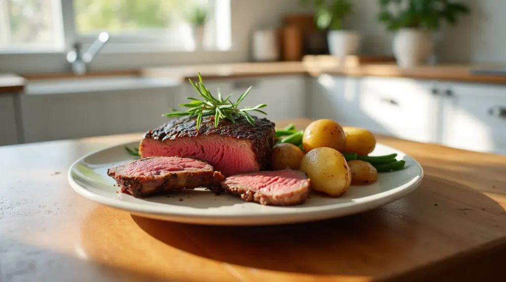 Beef Chuck Eye Steak Recipe serving