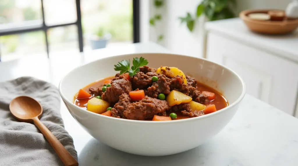 Crock Pot Recipes with Ground Beef serving