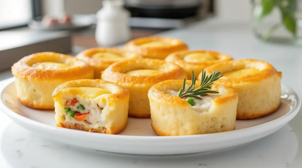 Mini Chicken Pot Pie Recipe serving