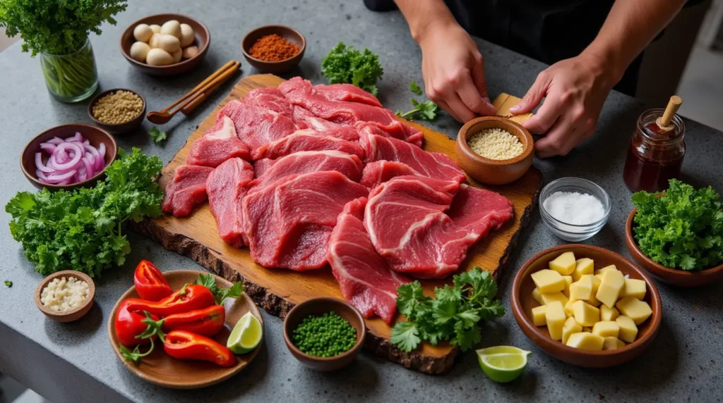 Shaking Beef Recipe ingredients
