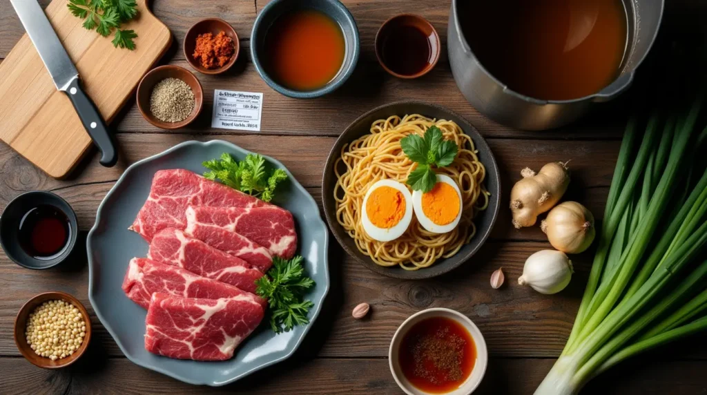 beef ramen recipe ingredients