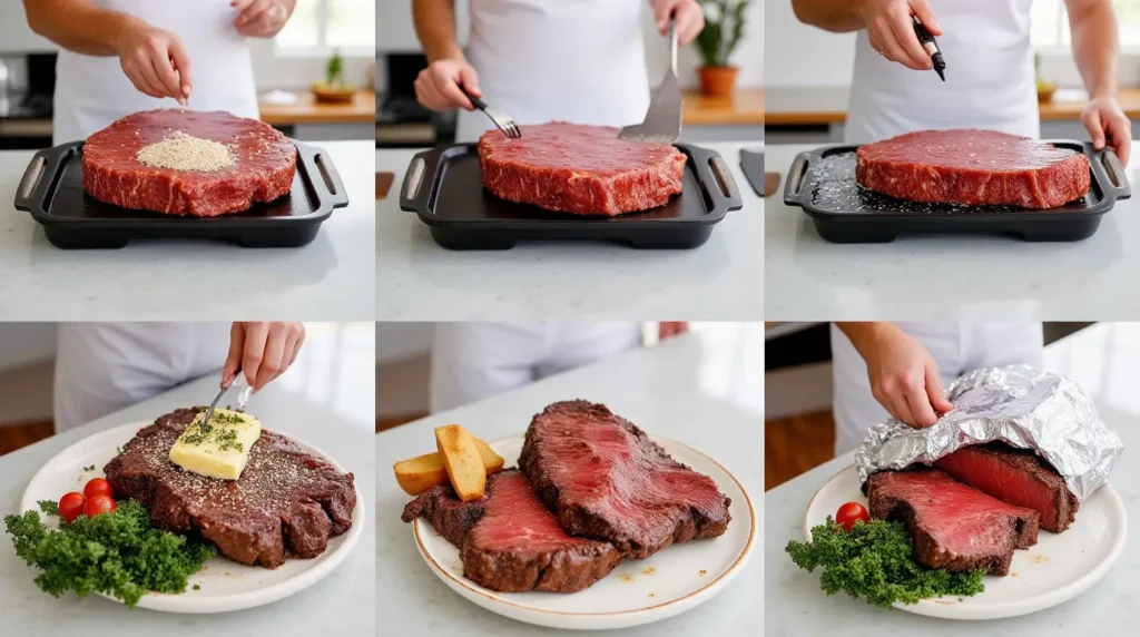 blackstone steak recipe step by step