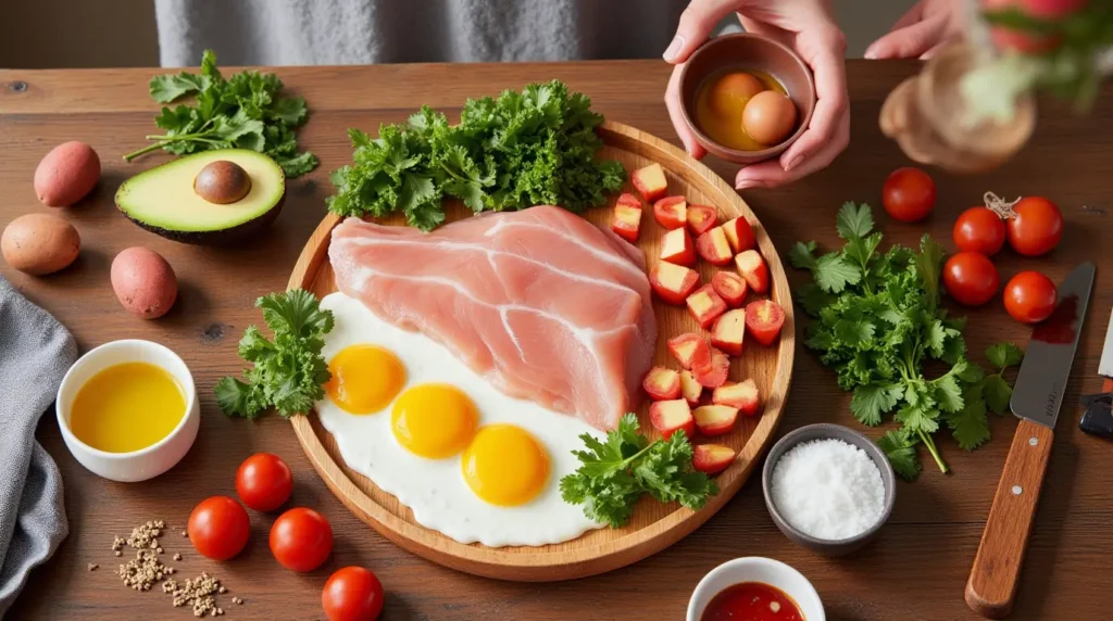 chicken breakfast recipes ingredients