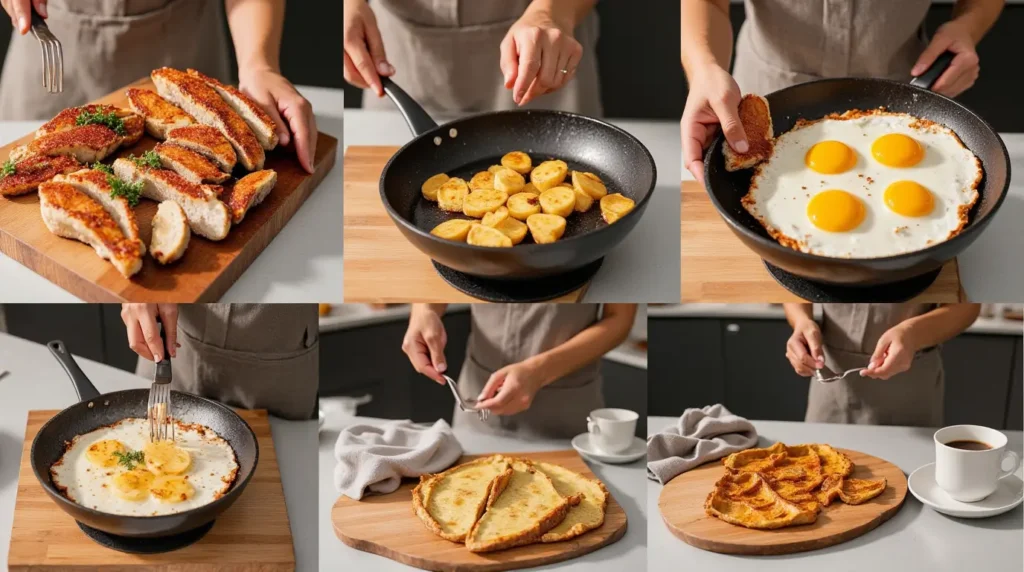 chicken breakfast recipes step by step