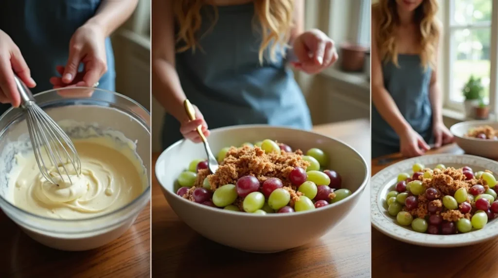 chicken salad chick grape salad recipe step by step instructions