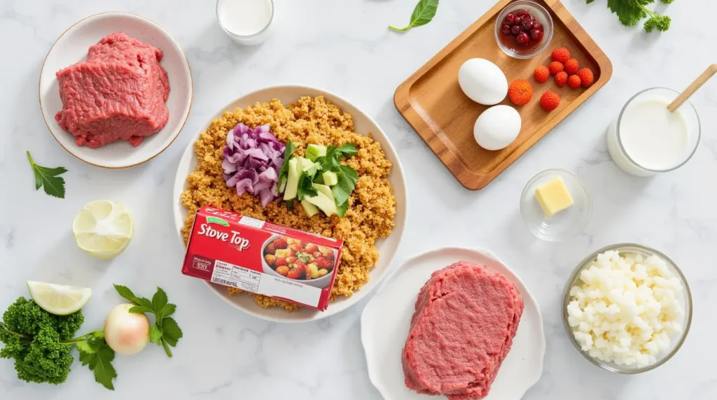 meatloaf with stove top ingredients