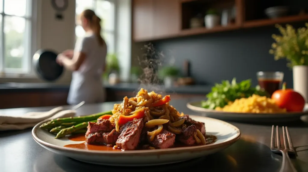 shaved beef recipes serving