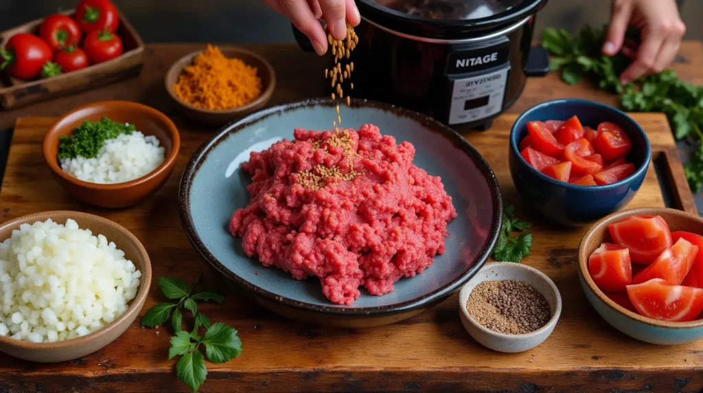 slow cooker ground beef recipes ingredients