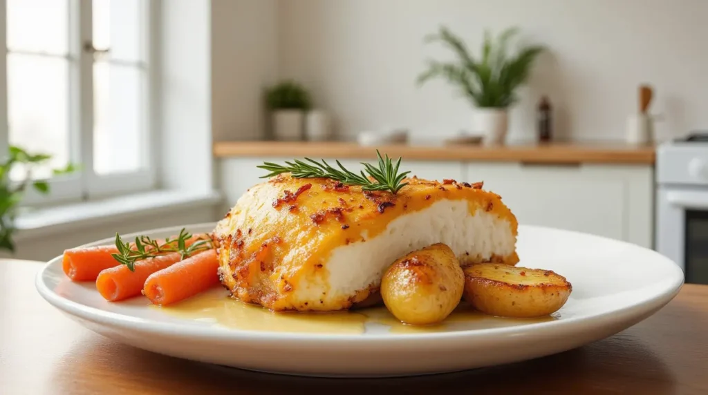split chicken breast recipe serving