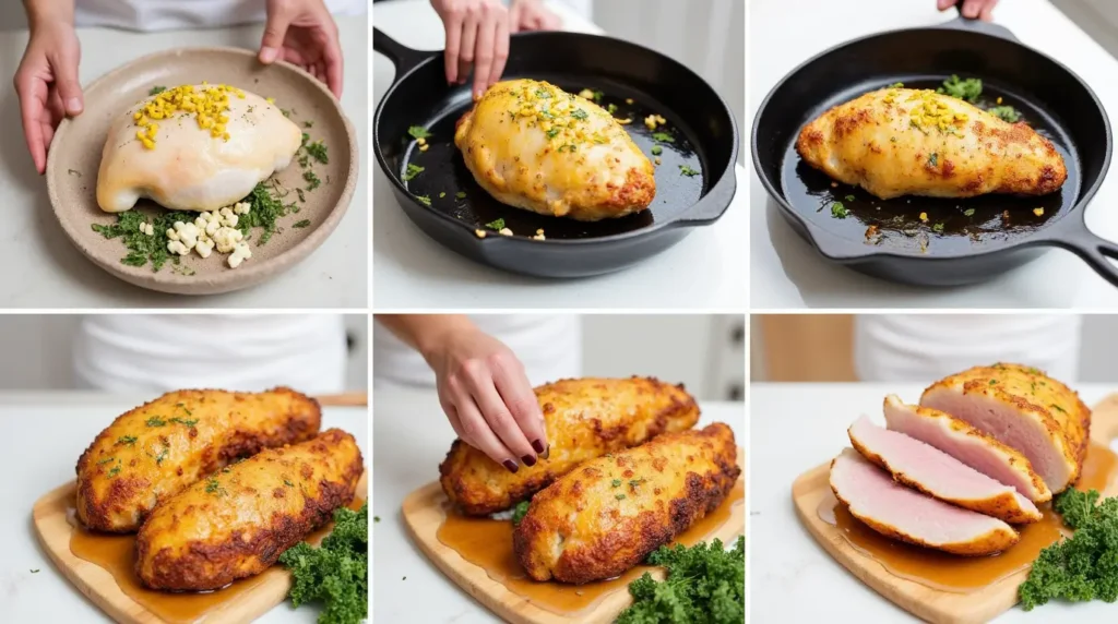 split chicken breast recipe step by step