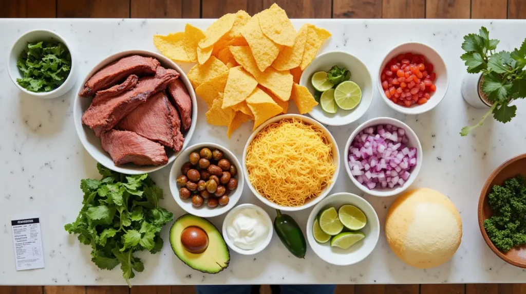 steak nachos recipe ingredients