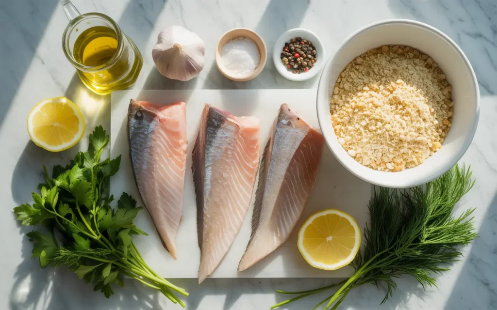 Baked Cobia Fish Recipes ingredients