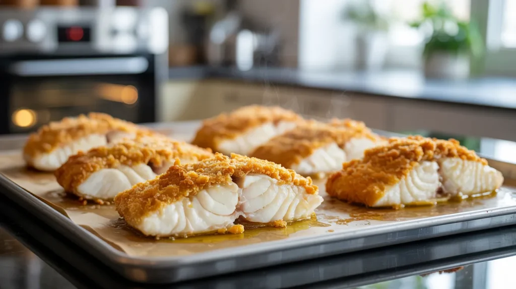 Baked Cod Fish Recipes with Panko step by step