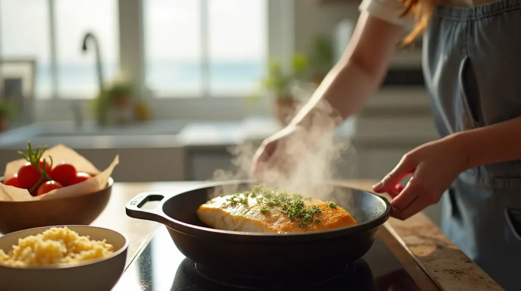 Baked Sword fish Recipe step by step