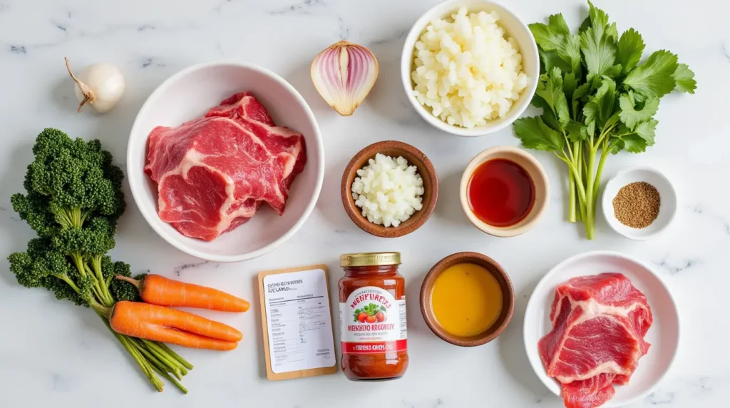 Beef Neck Bones Recipes ingredients