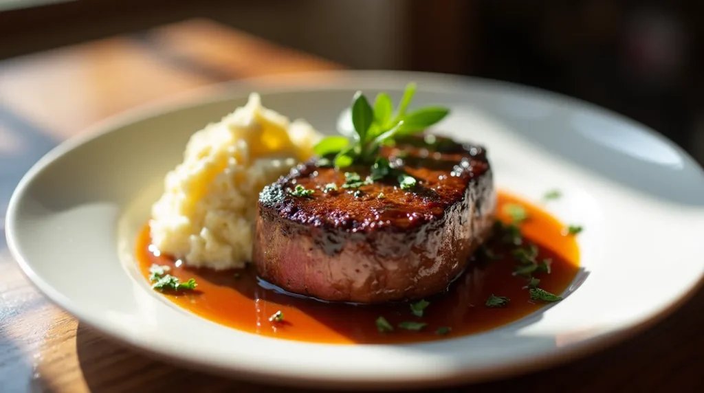 Bourbon Steak Recipe serving