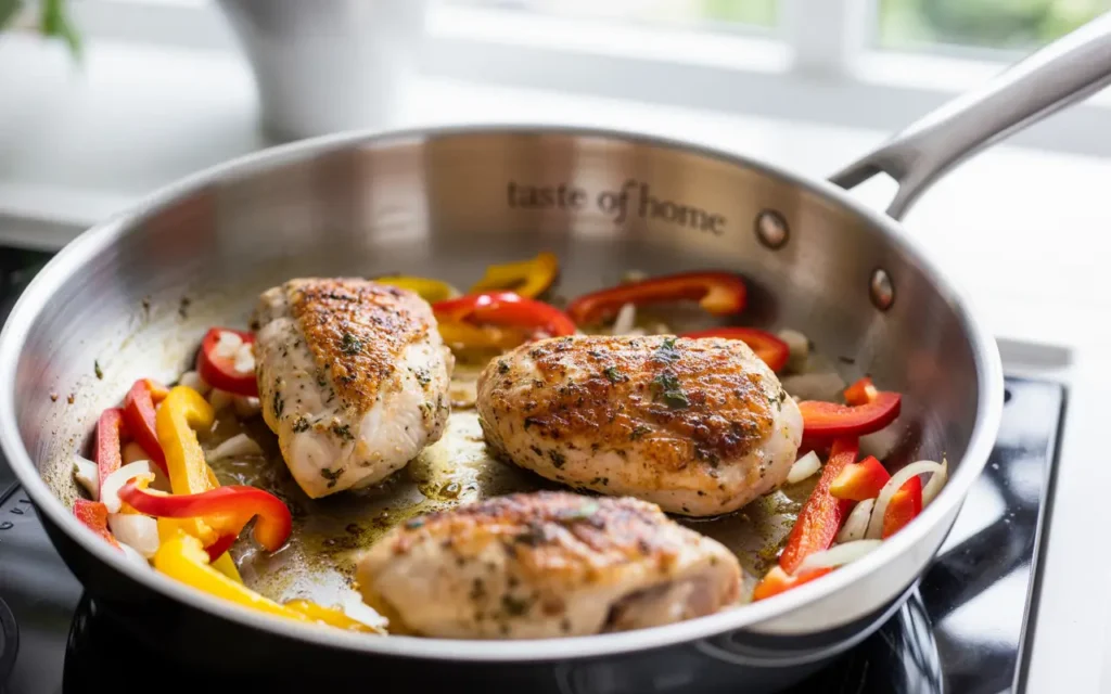 Chicken Recipes with Peppers step by step