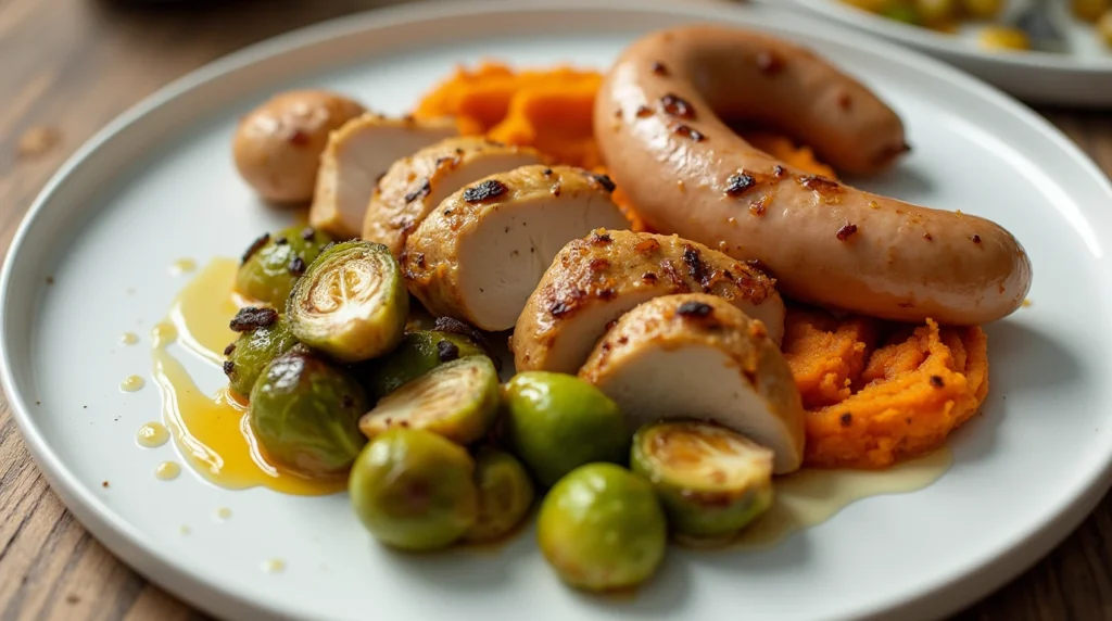 Chicken and Apple Sausage Recipes serving