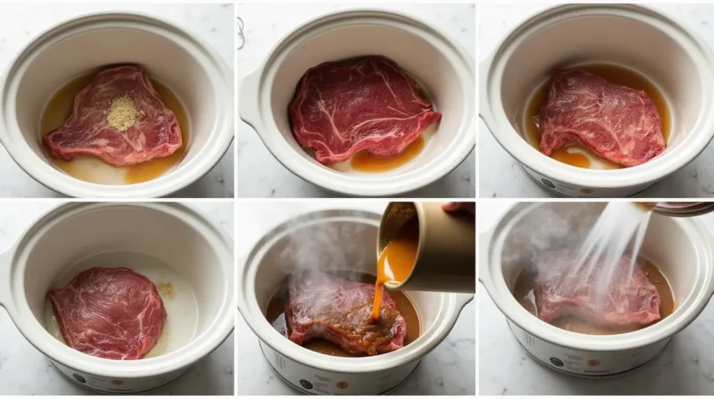 Crock Pot Cubed Steak Recipes step by step