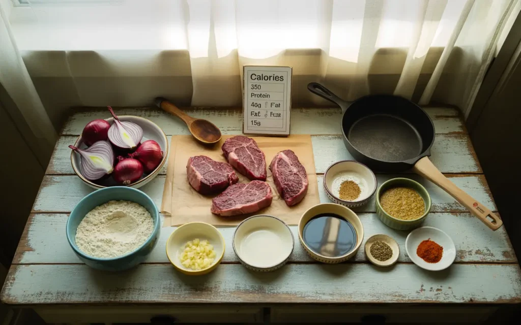 Cube Steak Deer Meat Recipes ingredients