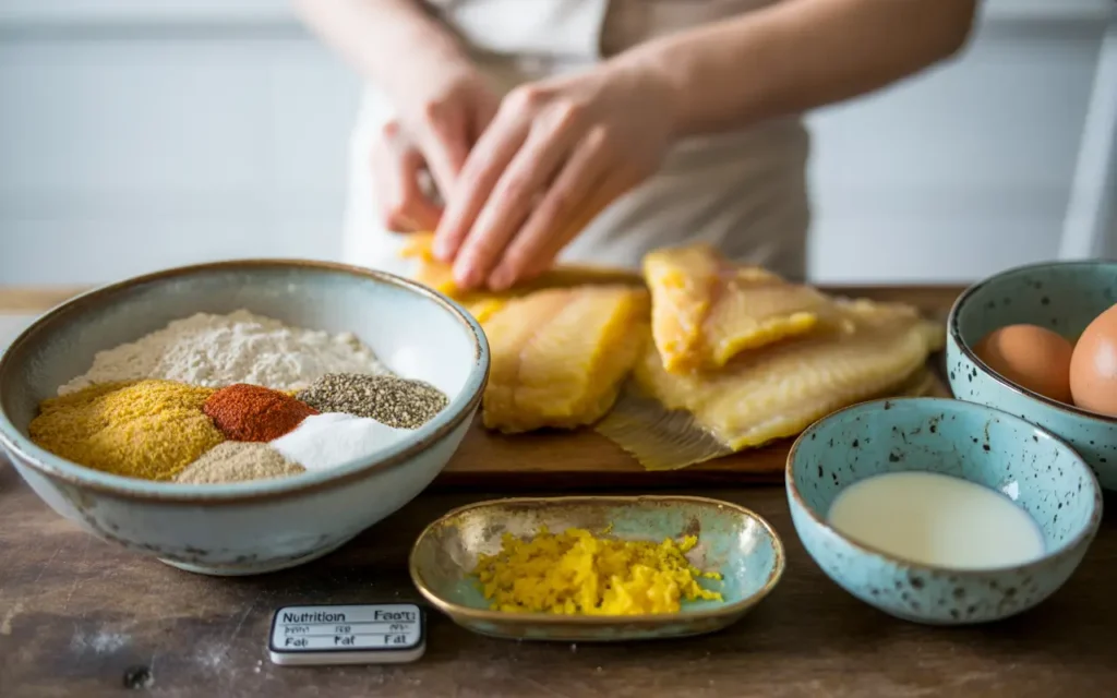 Fried Flounder Fish Recipes ingredients