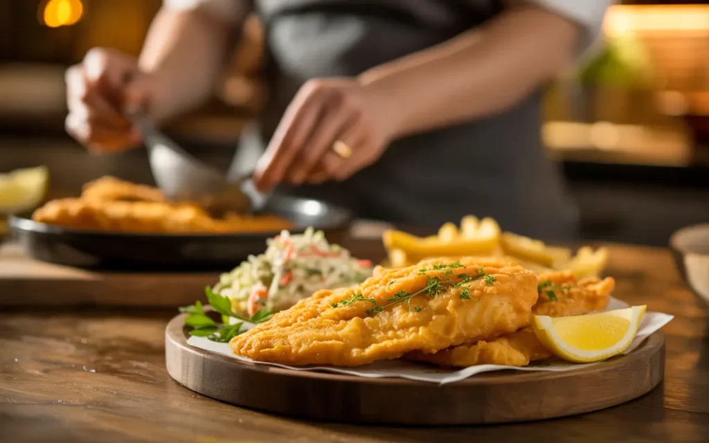 Fried Flounder Fish Recipes serving