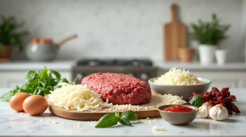 Italian Meatloaf Recipes ingredients