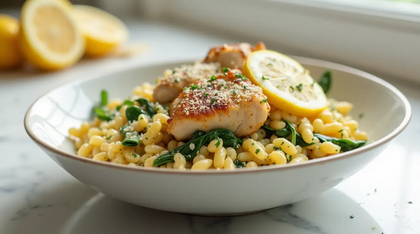 Lemon Chicken Orzo Recipe