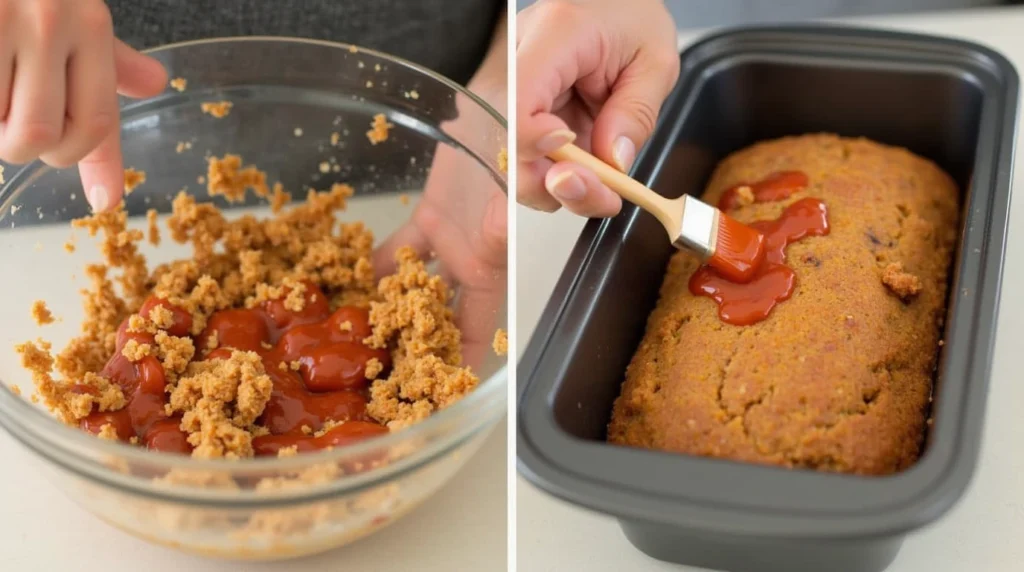 Meatloaf Made with Stove Top Stuffing step by step