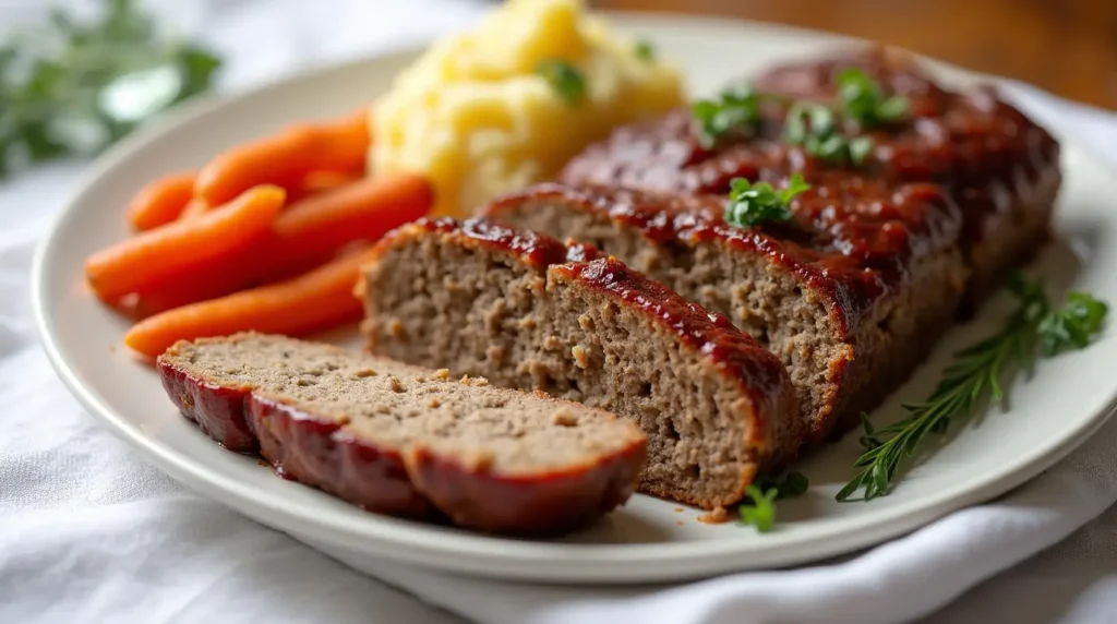 Meatloaf Recipe Using Stove Top Stuffing serving