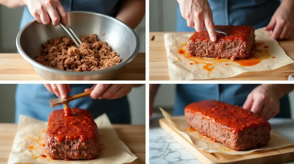 Meatloaf Without Breadcrumbs step by step