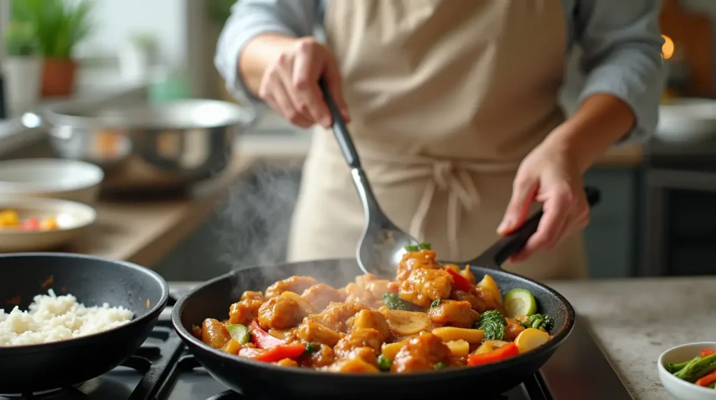One-Pan Chicken Rice Bowl Recipe step by step