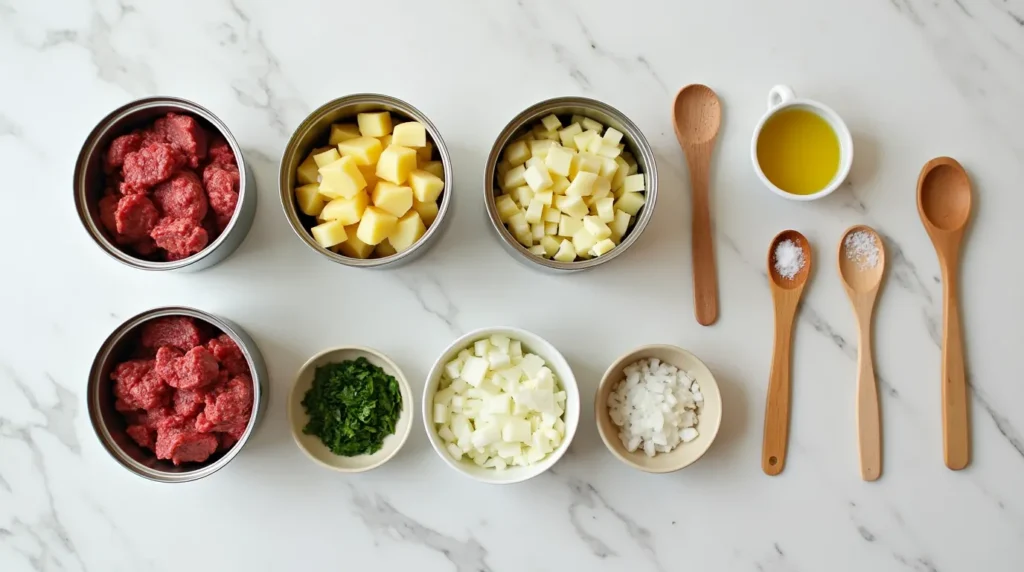 Recipes Using Canned Beef ingredients